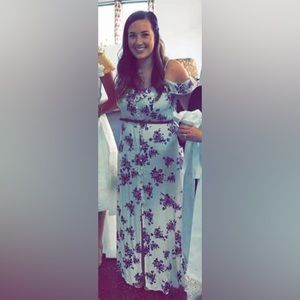 Floral Maxi with Slit